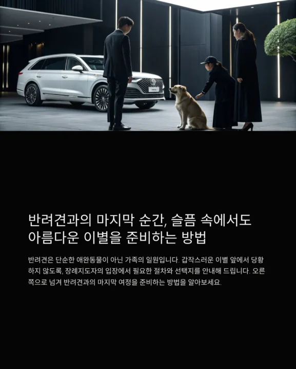 반려견 장례