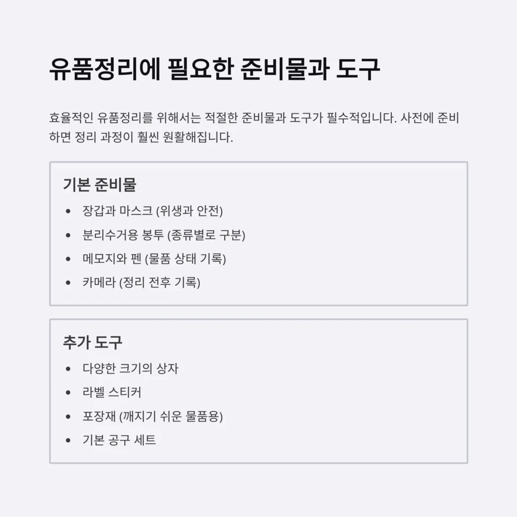 관악구 유품정리