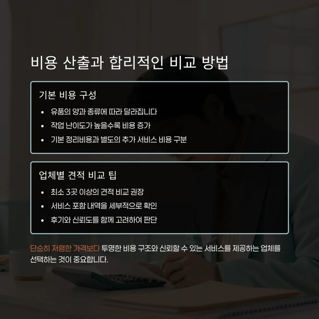 금천구 유품정리