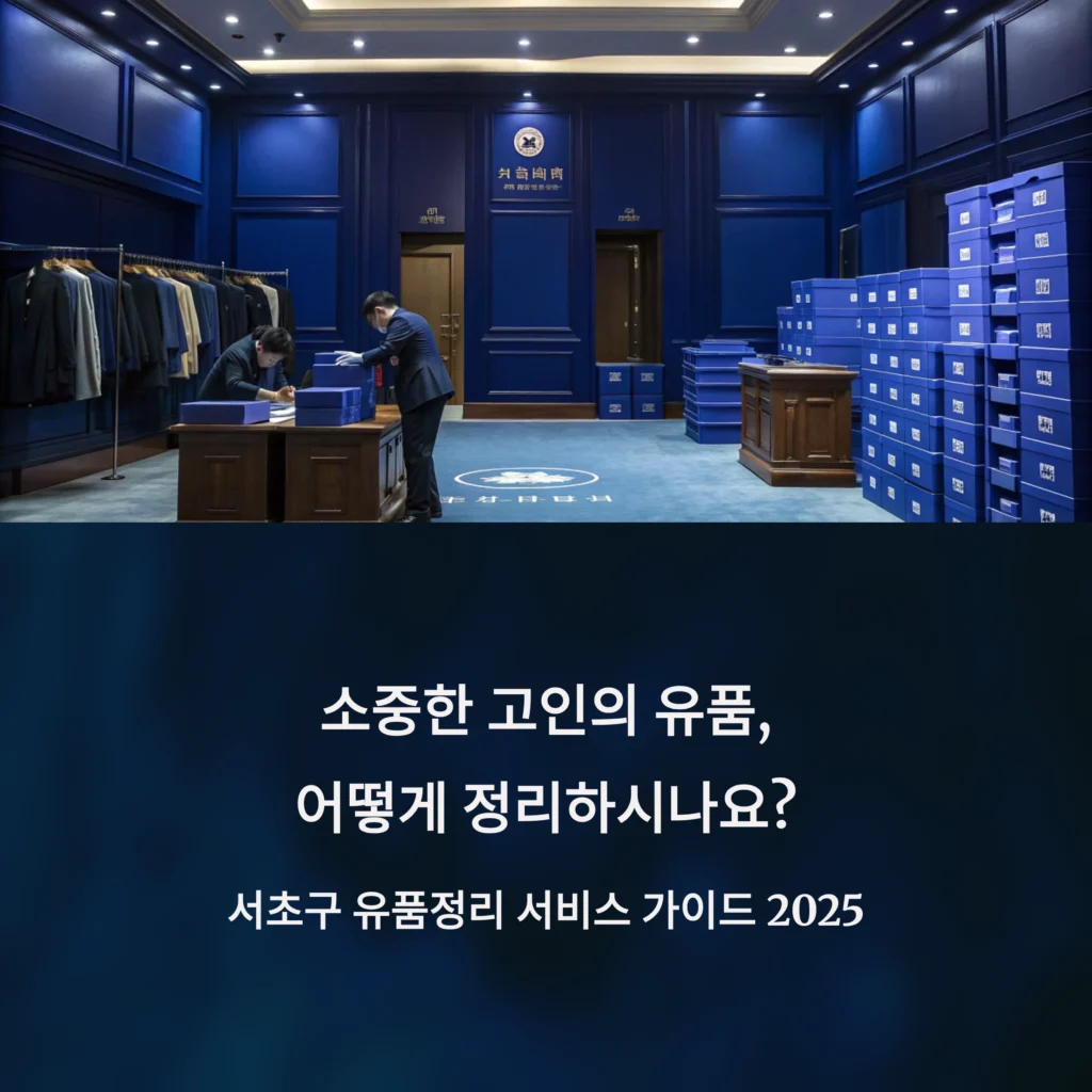 서초 유품정리