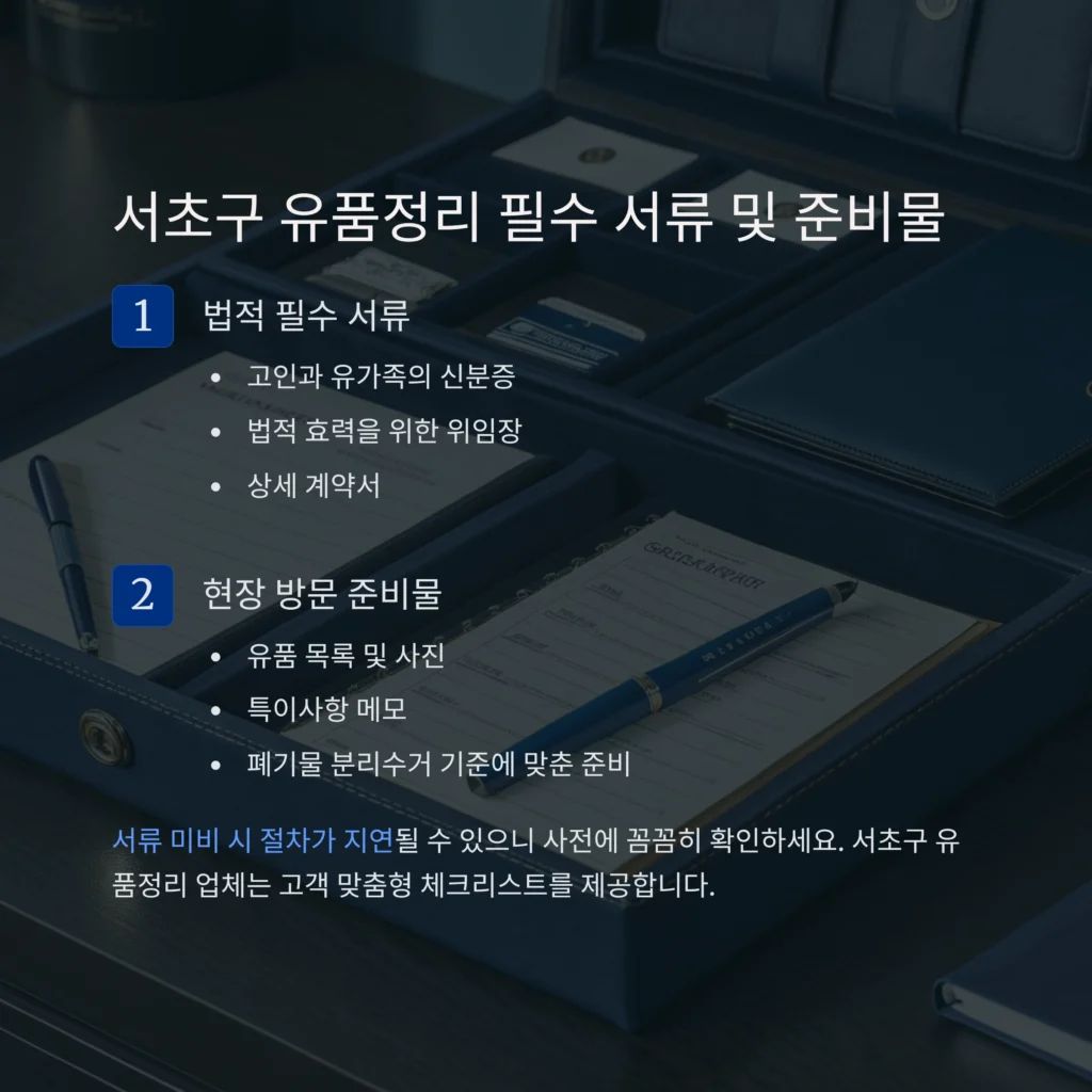 서초 유품정리
