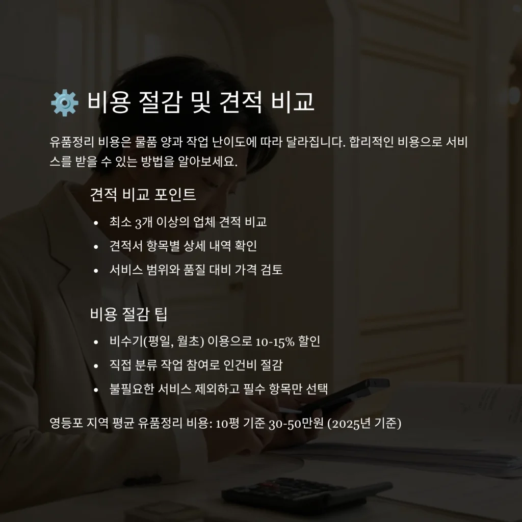 영등포 유품정리