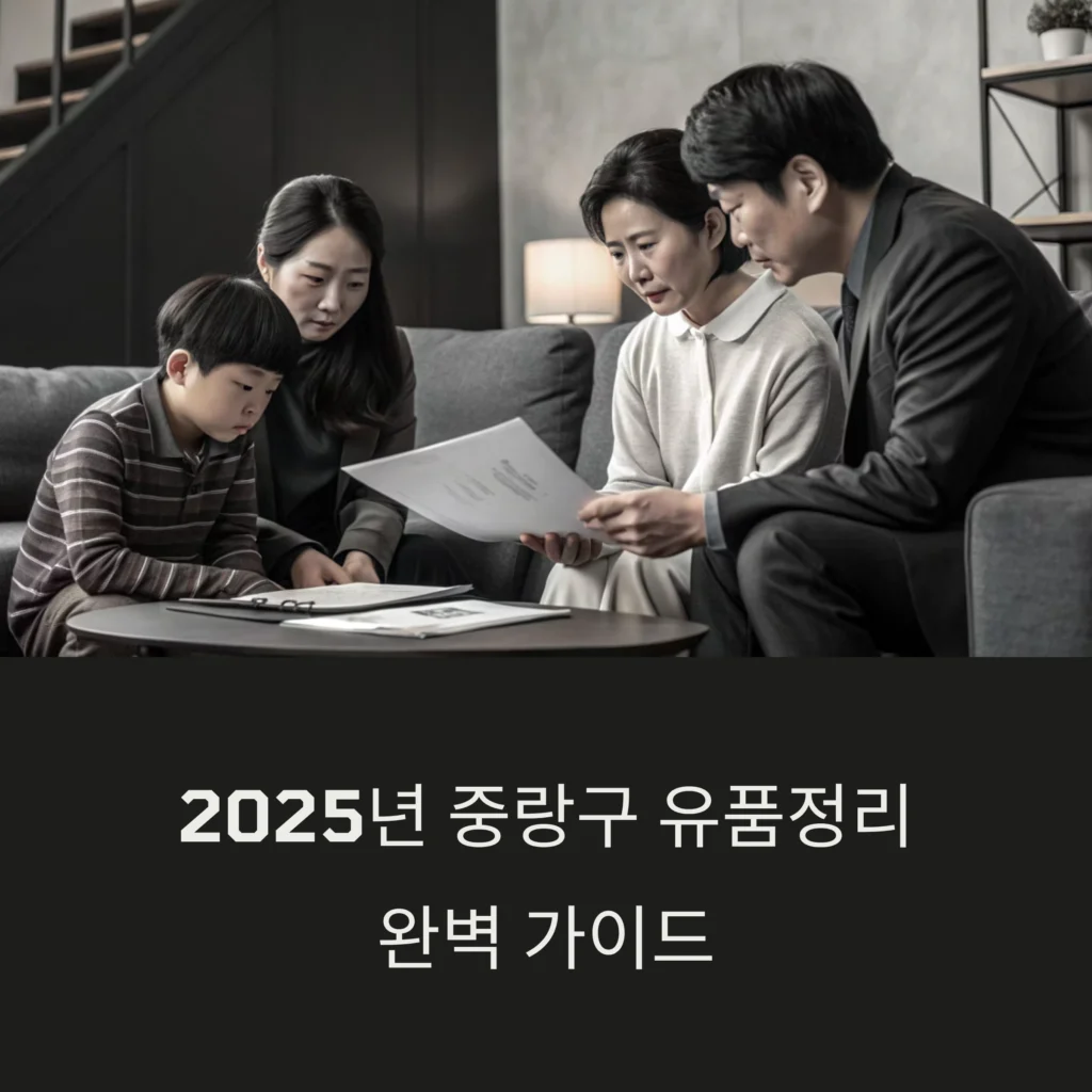 중랑구 유품정리