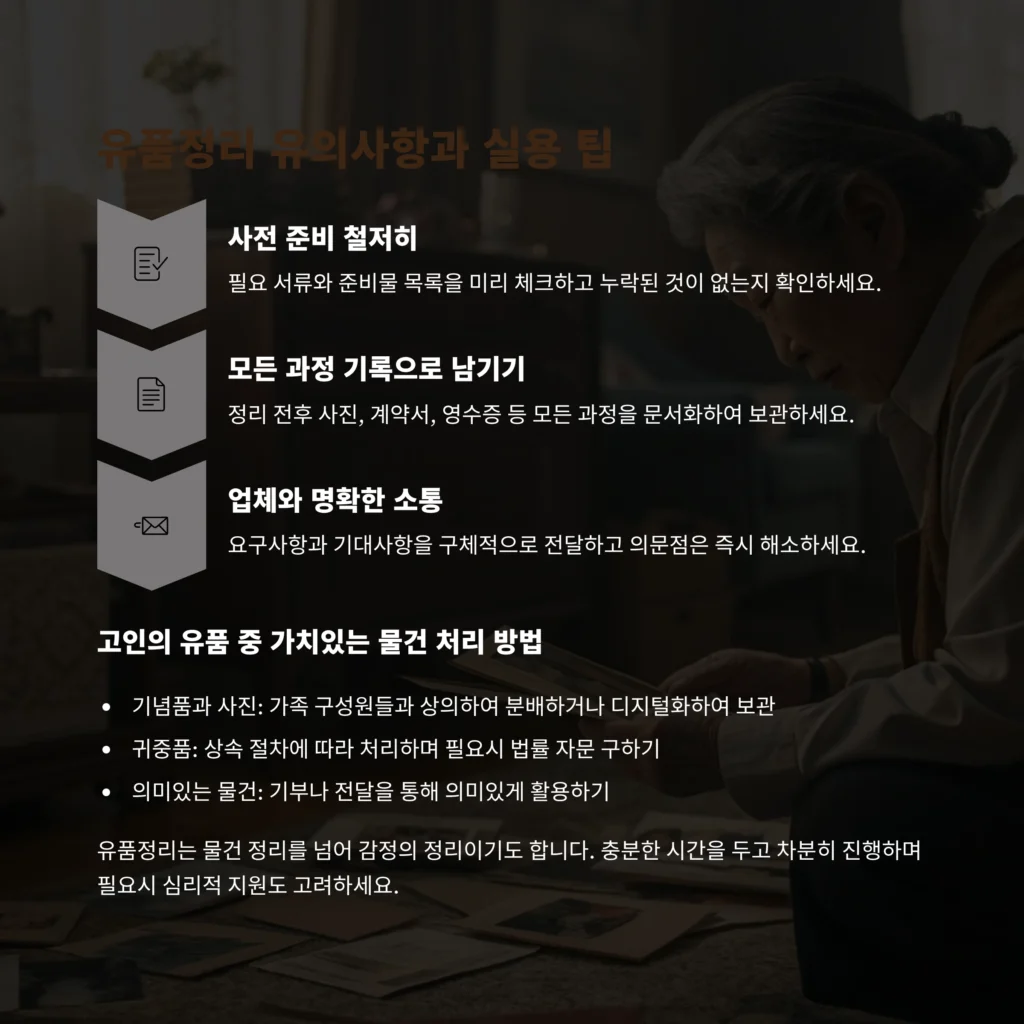 강북 유품정리