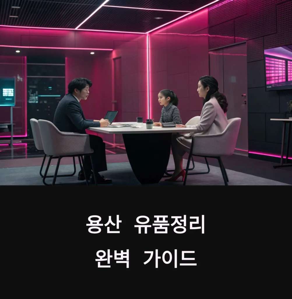 용산 유품정리