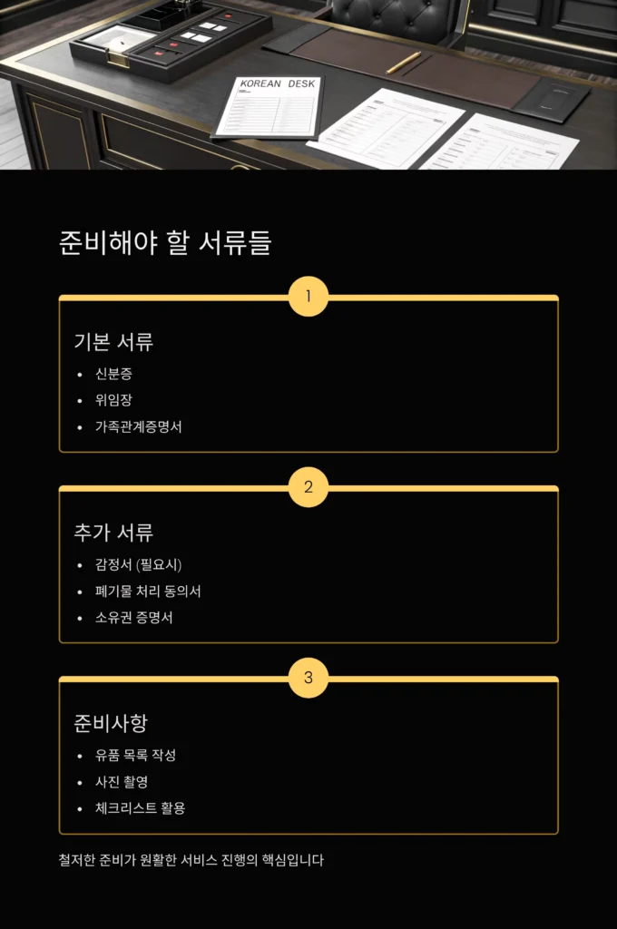 종로 부암동 유품정리