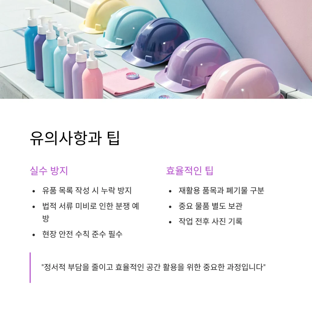 종로 사직동 유품정리