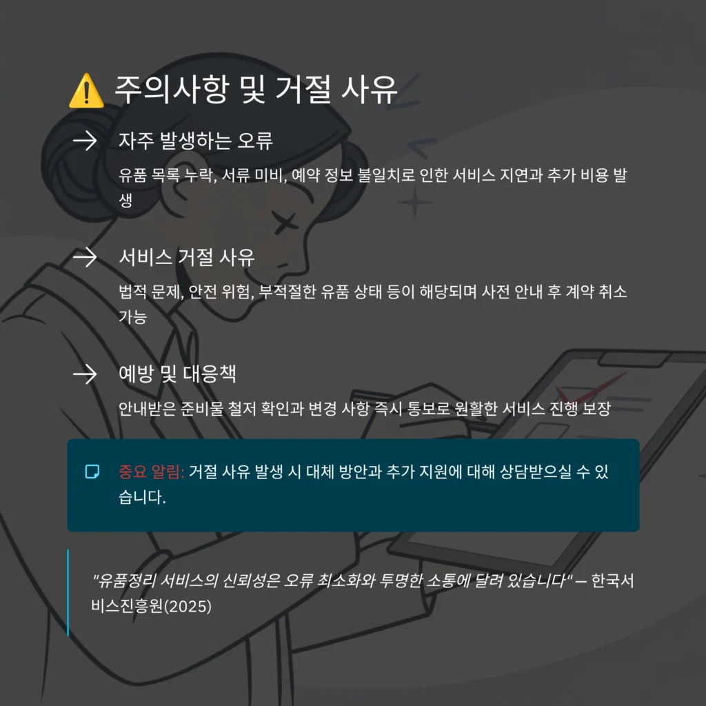 종로 청운효자동 유품정리
