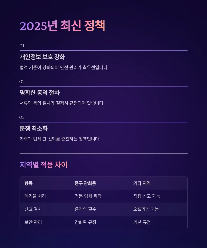 중구 광희동 유품정리