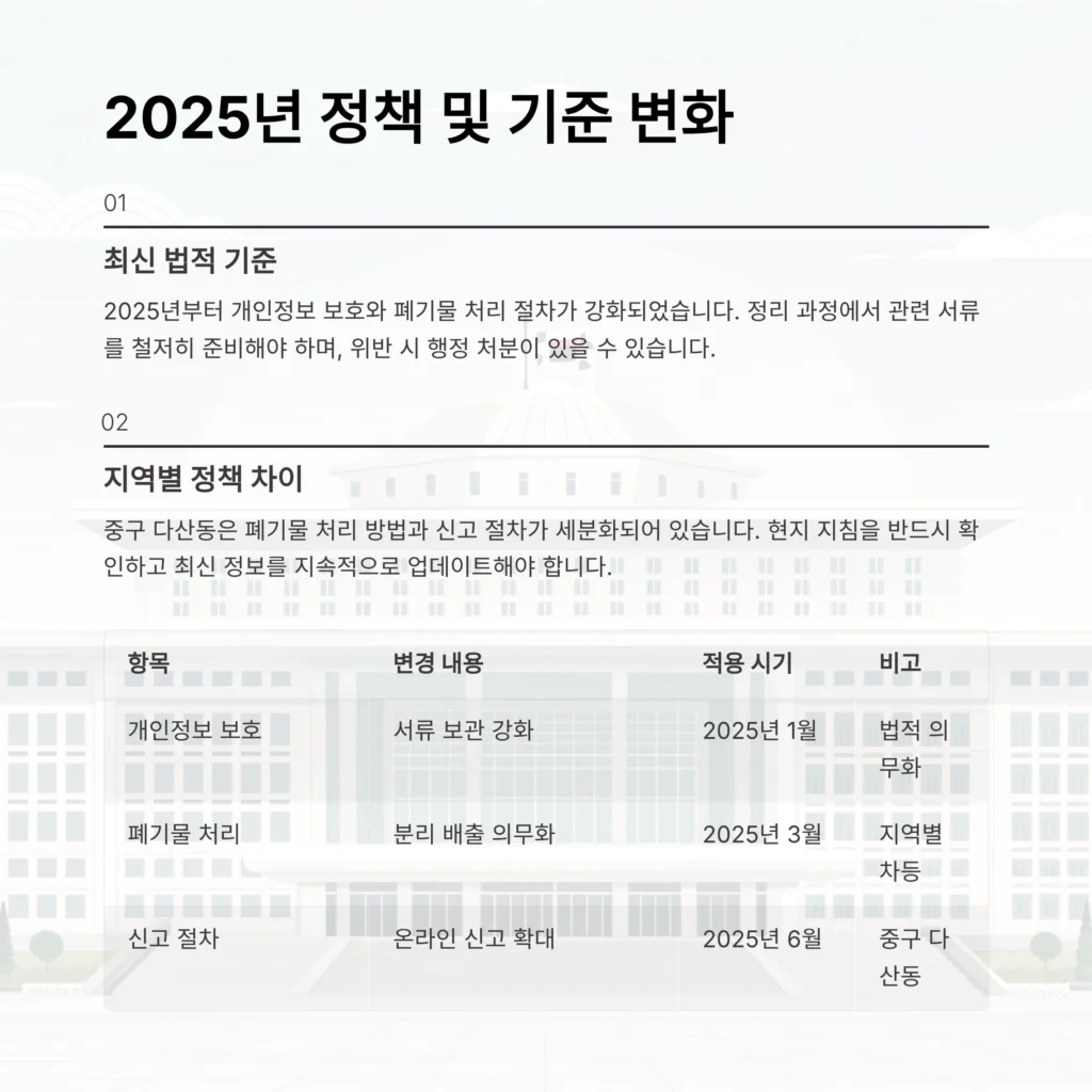 중구 다산동 유품정리