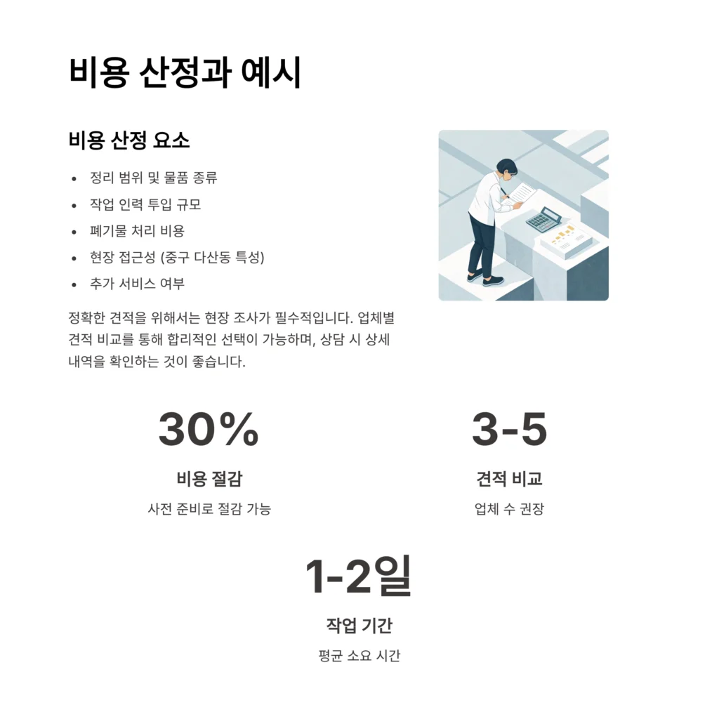 중구 다산동 유품정리