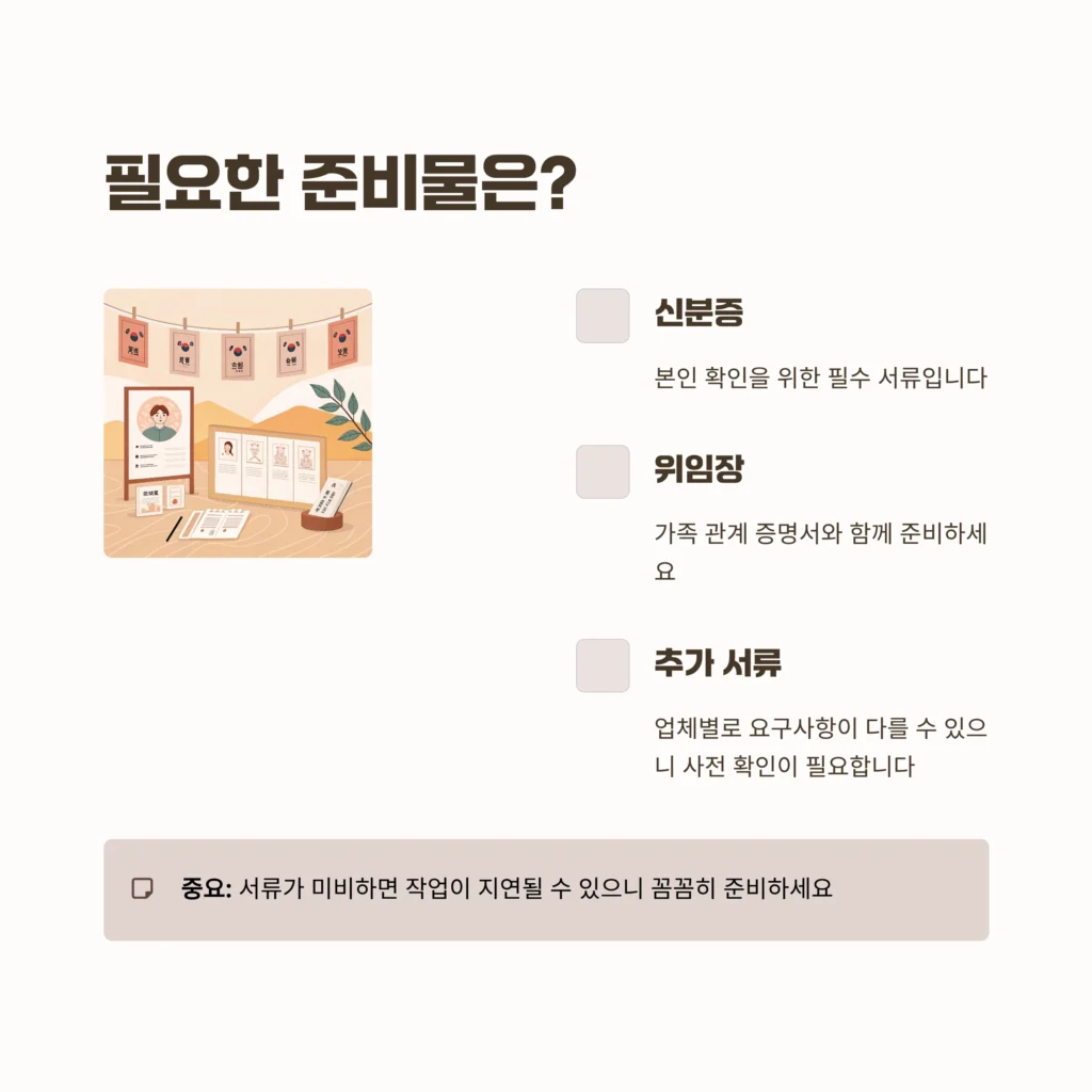중구 명동 유품정리