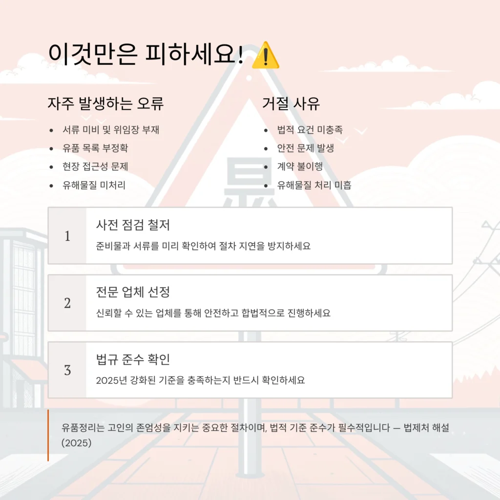 중구 소공동 유품정리