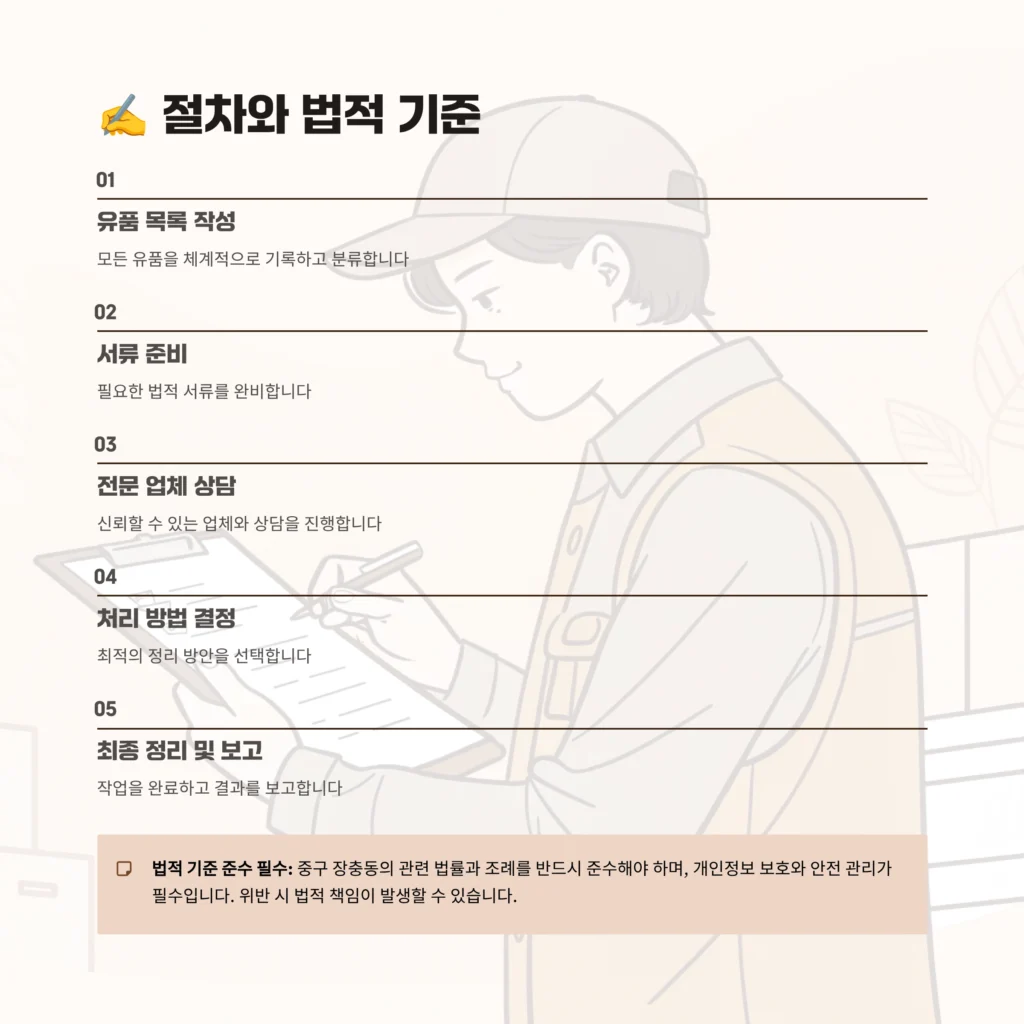 중구 장충동 유품정리