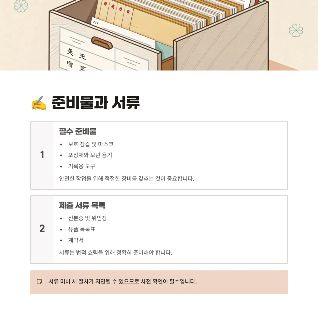 중구 장충동 유품정리