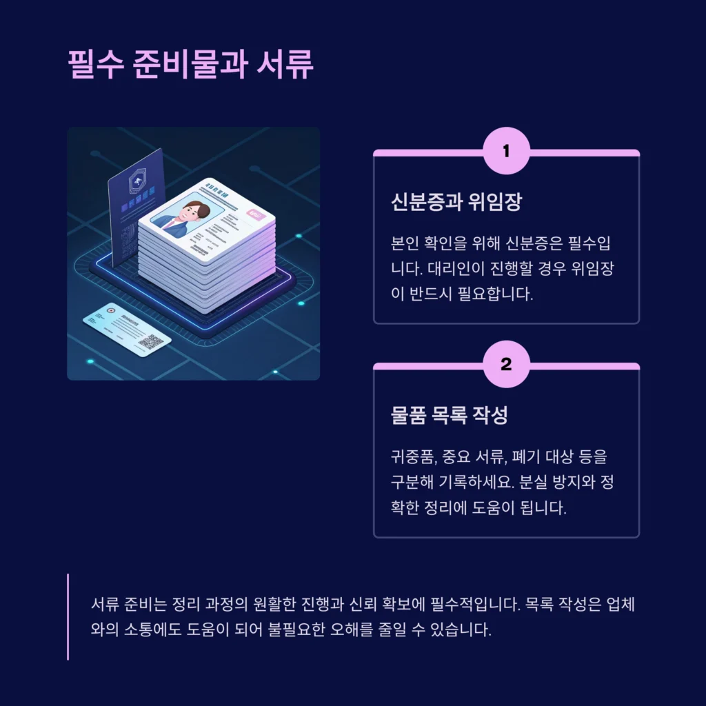 중구 중림동 유품정리