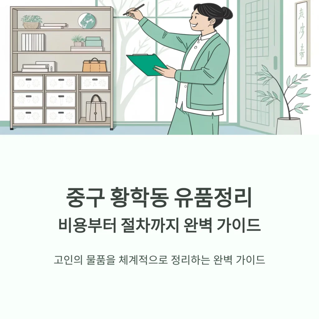 중구 황학동 유품정리
