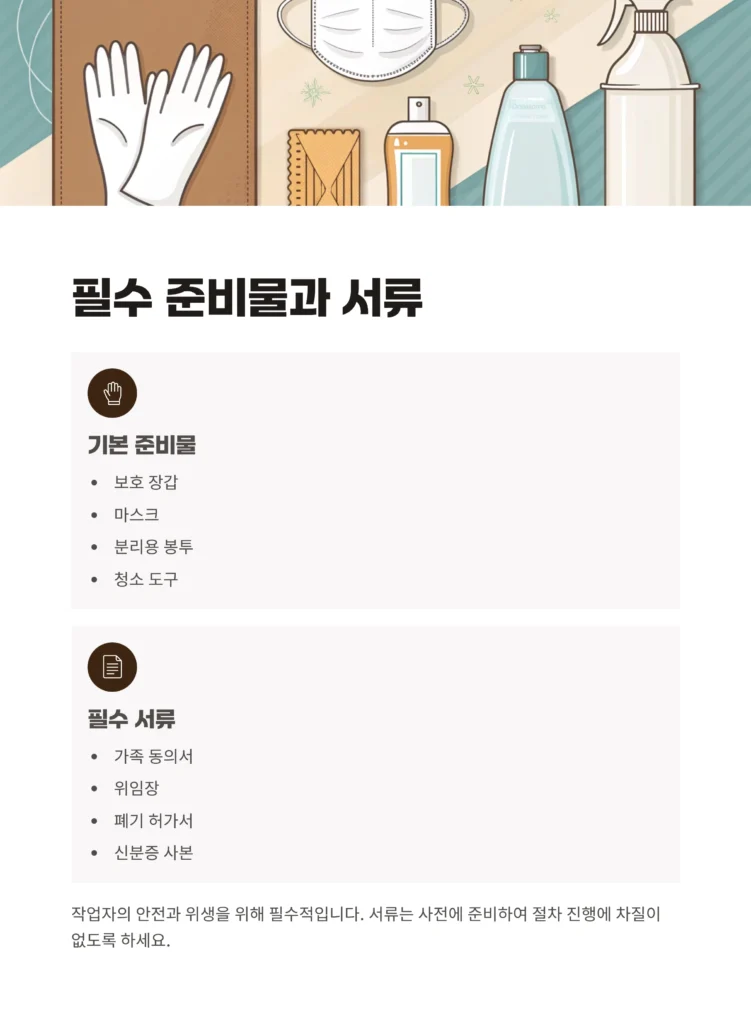 중구 회현동 유품정리