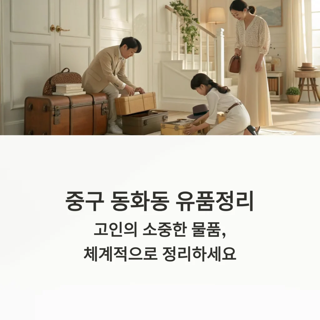 중구 동화동 유품정리