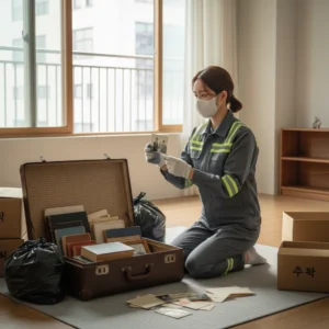 중구 보광고 유품정리