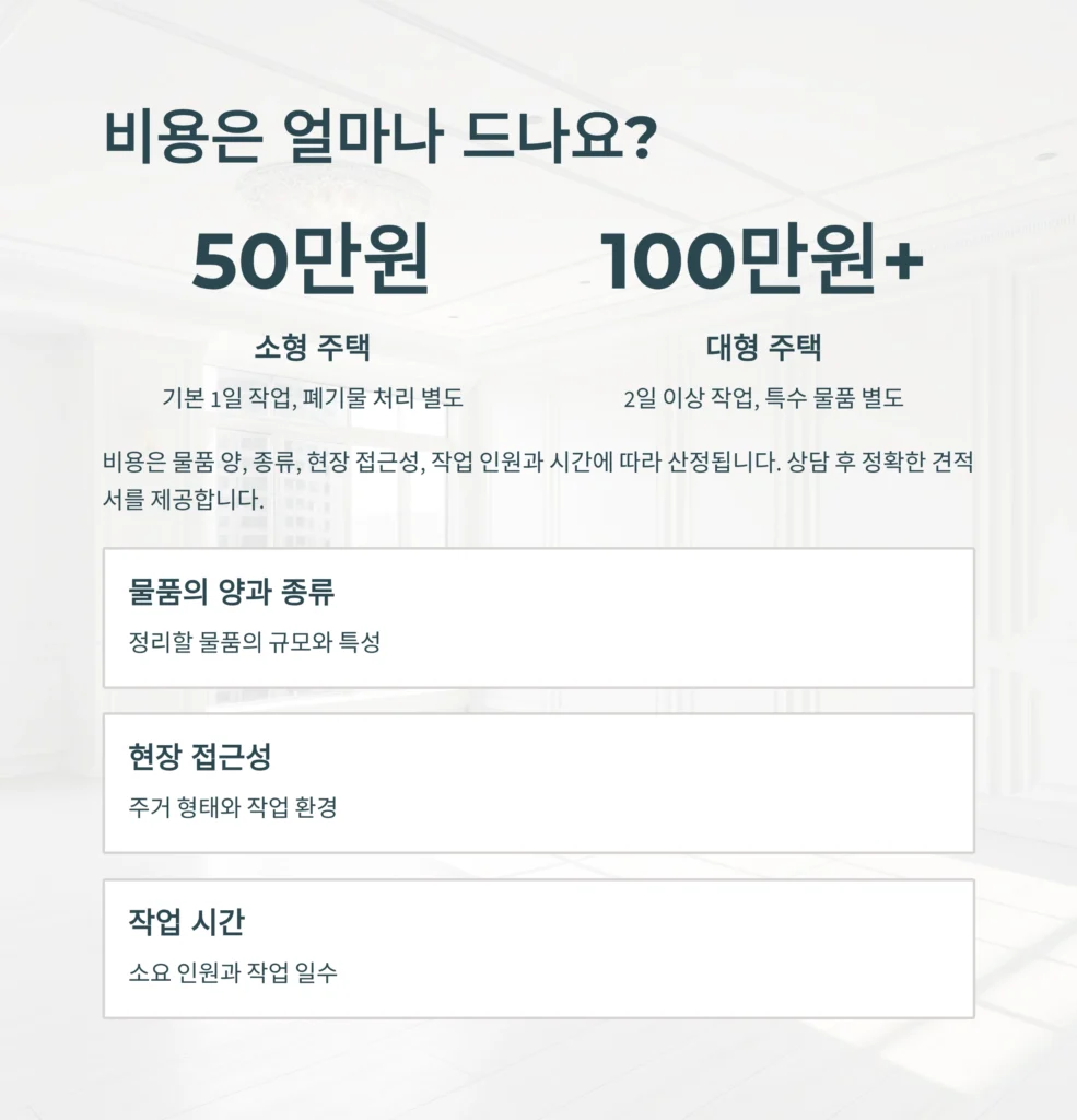 중구 서빙고 유품정리