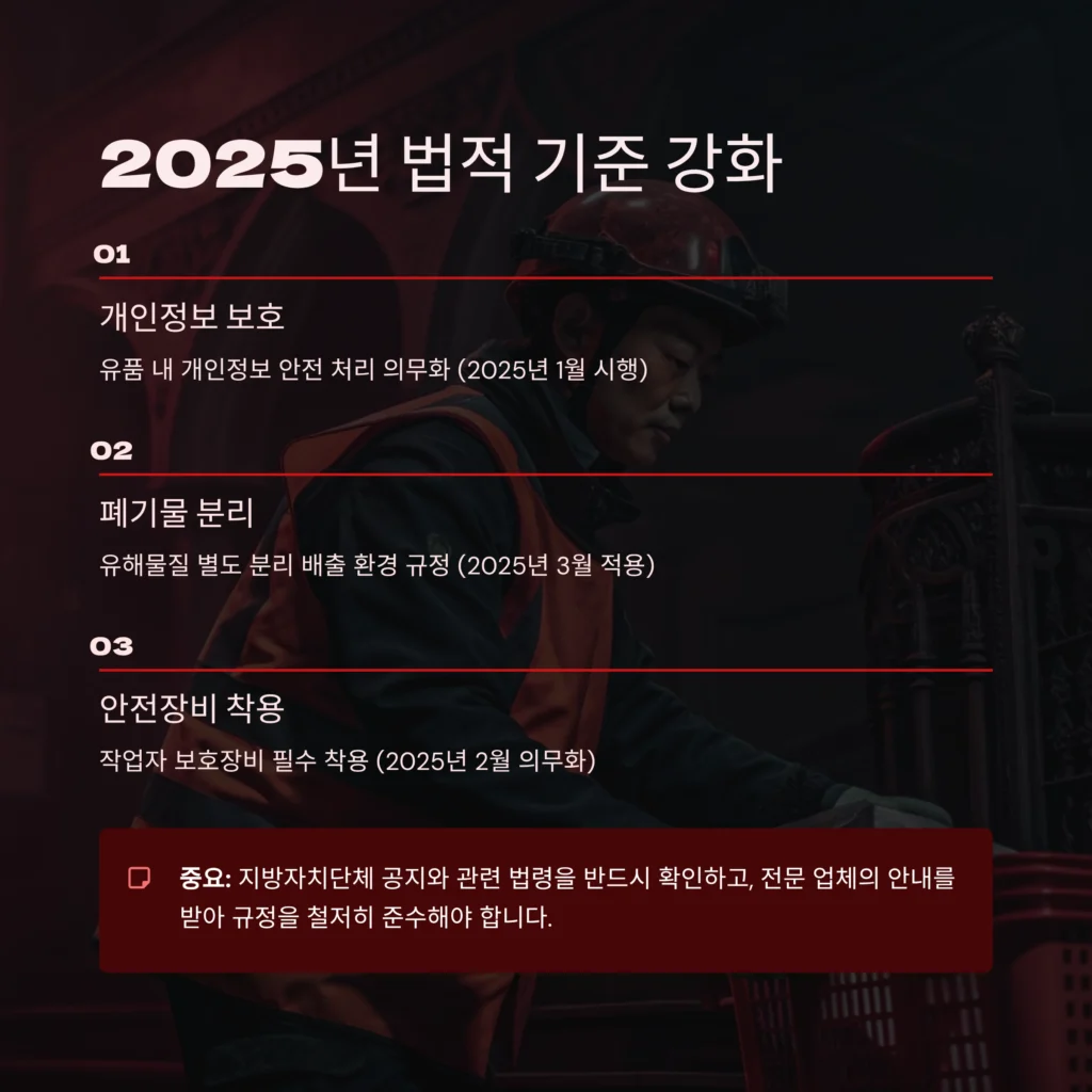 중구 용산 유품정리