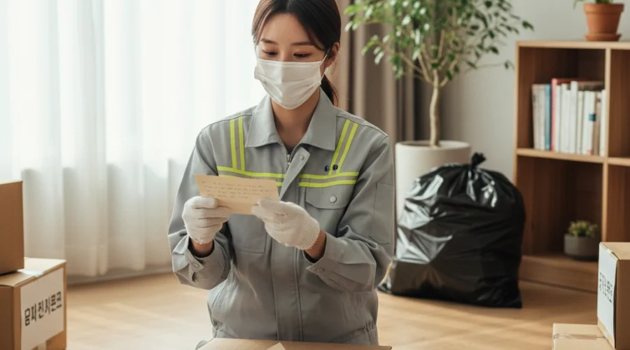 중구 한강로 유품정리 절차와 준비물 체크리스트