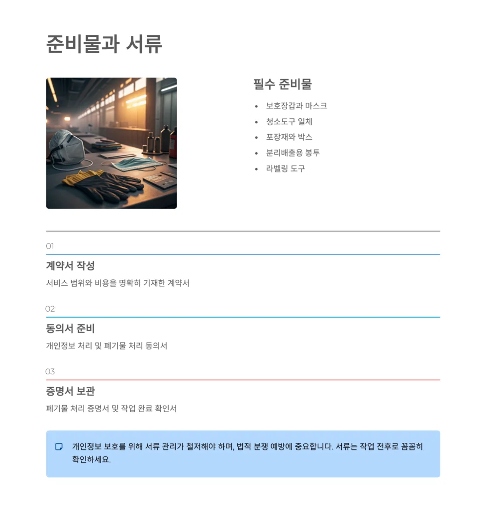 중구 한남동 유품정리