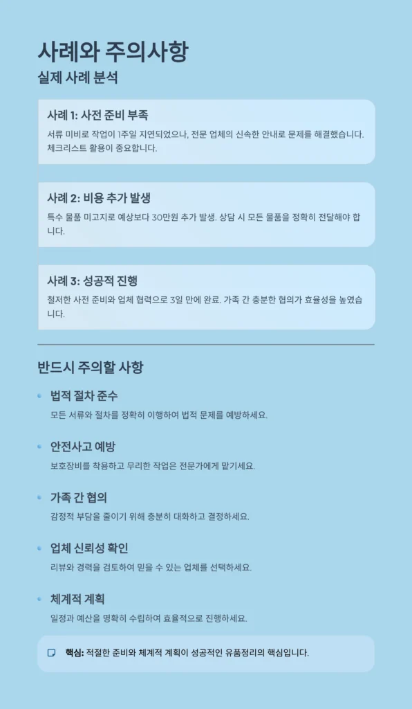 중구 효창동 유품정리