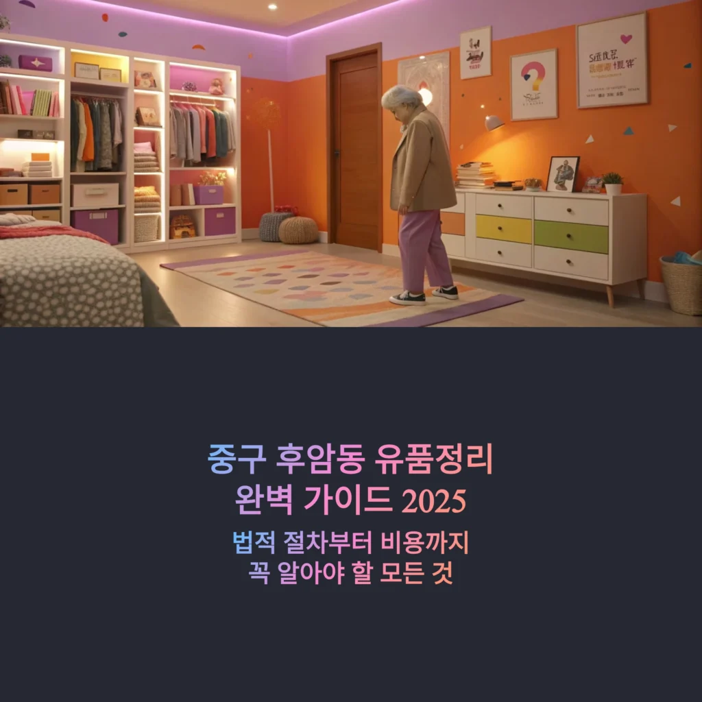 중구 후암동 유품정리