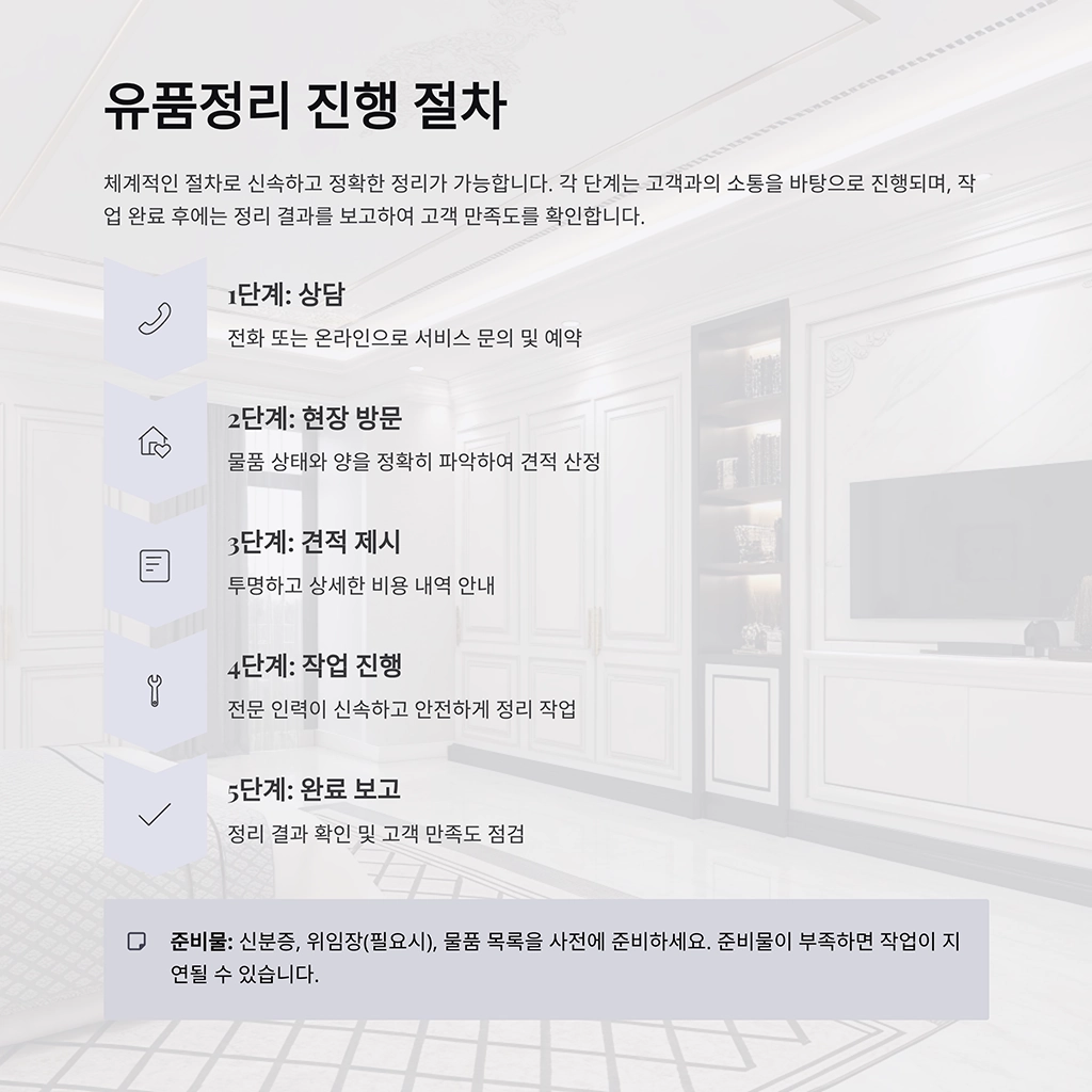 성동구 금호동 유품정리