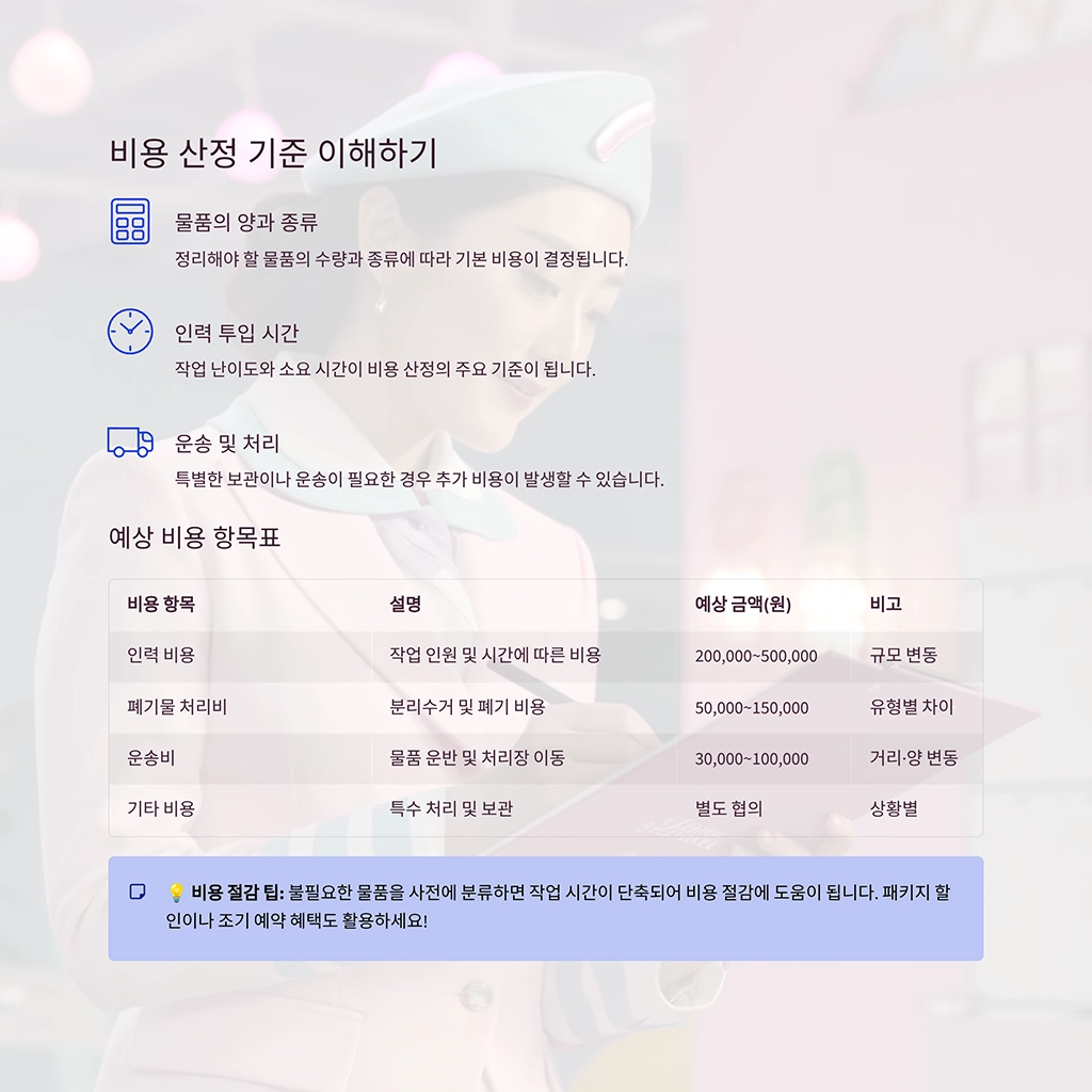 성동구 송정동 유품정리