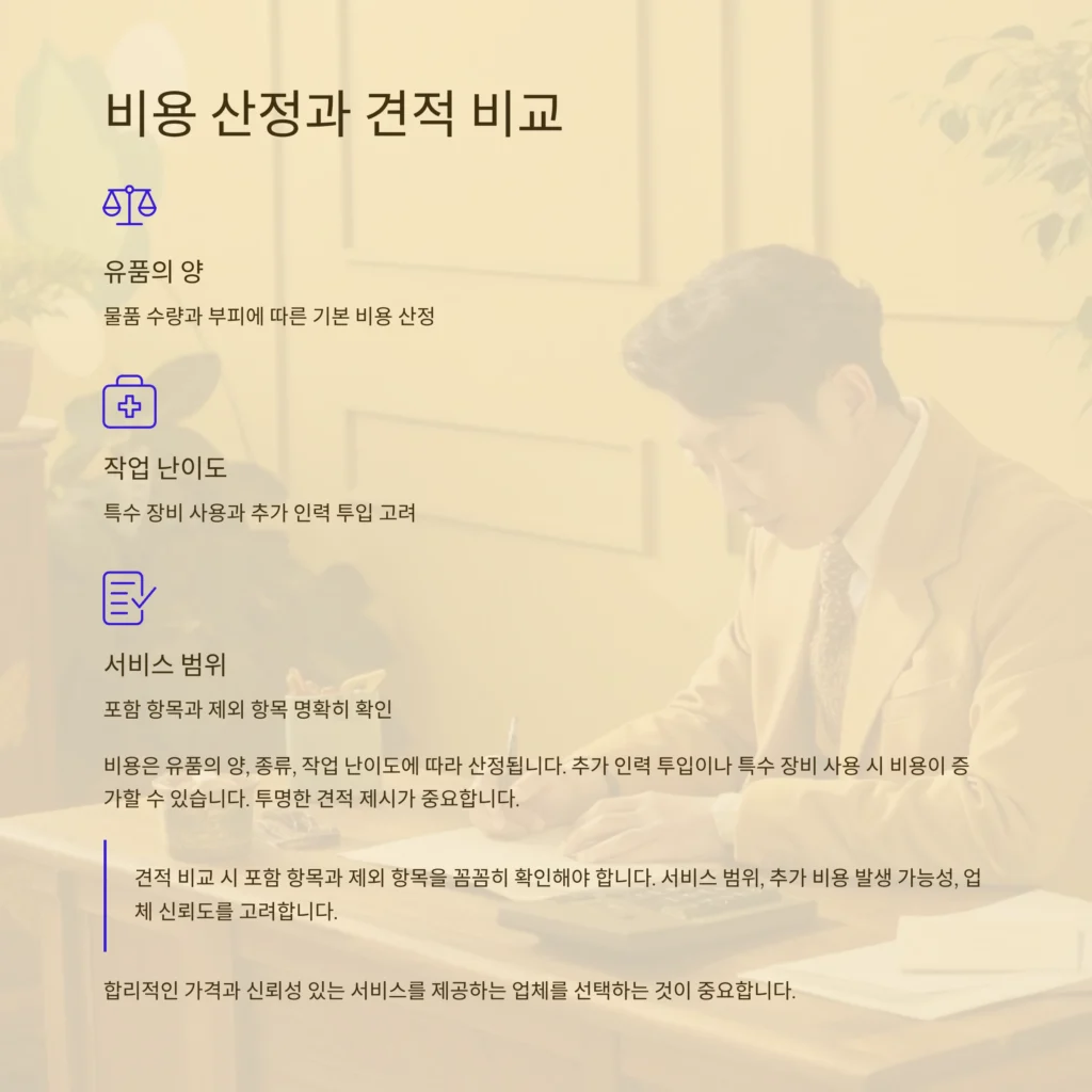 성동구 응봉동 유품정리